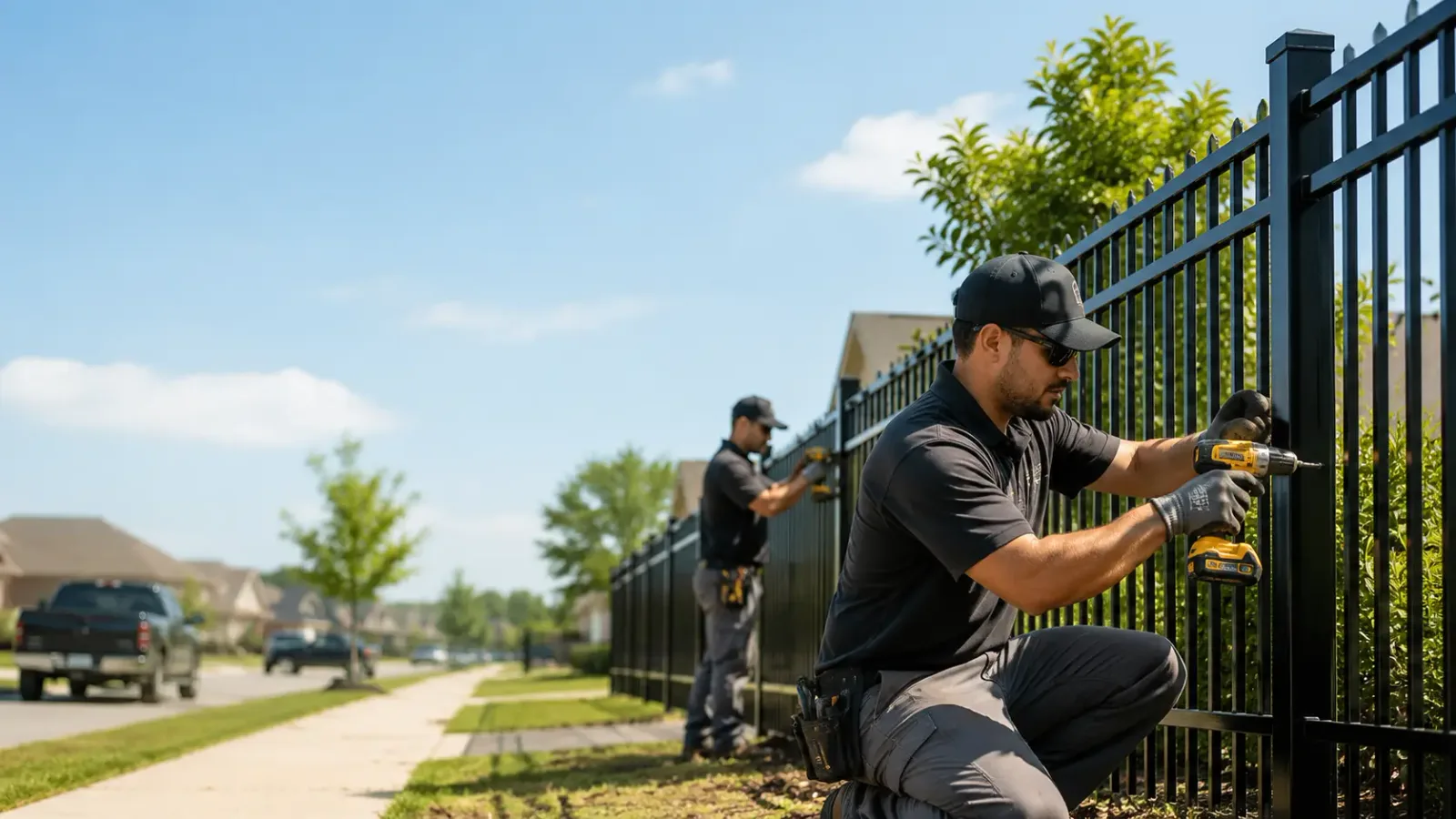 Metal Fence Installation in Silver Lake, WI